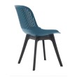 Стул пластиковый GRACE SOFT темно-синий/черный