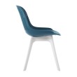 Стул пластиковый GRACE SOFT темно-синий/белый