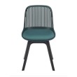Стул пластиковый GRACE SOFT темно-зеленый/черный