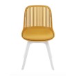 Стул пластиковый GRACE SOFT горчичный/белый