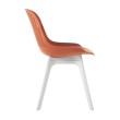 Стул пластиковый GRACE SOFT оранжевый/белый