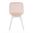 Стул пластиковый GRACE SOFT розовый/белый
