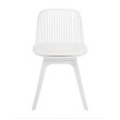 Стул пластиковый GRACE SOFT белый