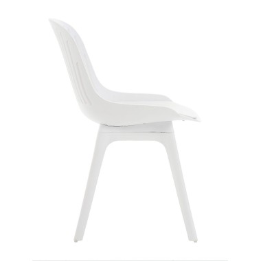 Стул пластиковый GRACE SOFT белый