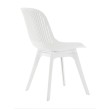 Стул пластиковый GRACE SOFT белый