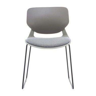 Стул пластиковый ESKIN серый