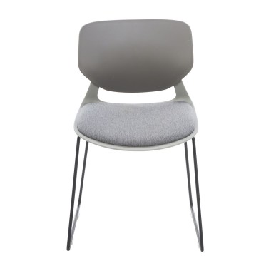 Стул пластиковый ESKIN серый