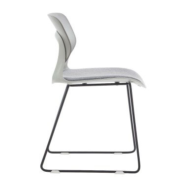 Стул пластиковый ESKIN серый