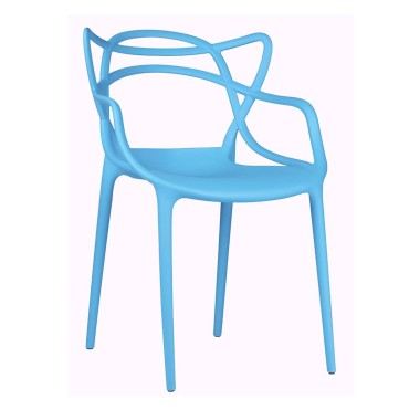 Стул пластиковый MASTERS LUX синий