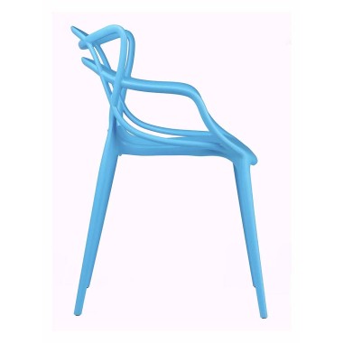 Стул пластиковый MASTERS LUX синий