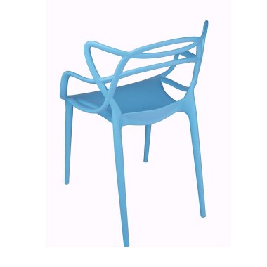 Стул пластиковый MASTERS LUX синий