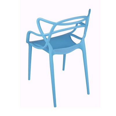 Стул пластиковый MASTERS LUX синий