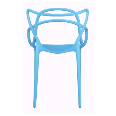 Стул пластиковый MASTERS LUX синий