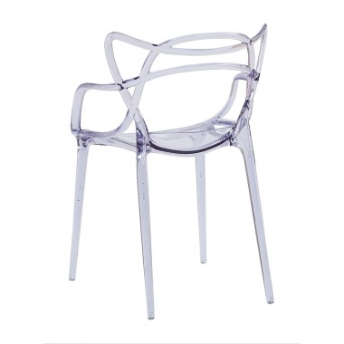 Стул пластиковый MASTERS прозрачный