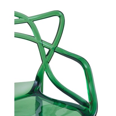 Стул пластиковый MASTERS LUX зеленый