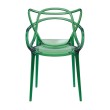 Стул пластиковый MASTERS LUX зеленый