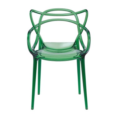 Стул пластиковый MASTERS LUX зеленый