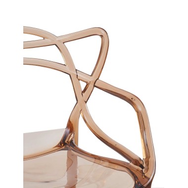 Стул пластиковый MASTERS LUX оранжевый