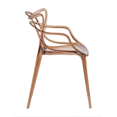 Стул пластиковый MASTERS LUX оранжевый