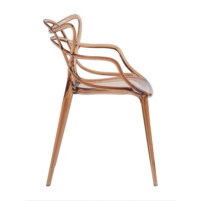 Стул пластиковый MASTERS LUX оранжевый