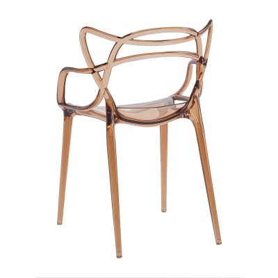 Стул пластиковый MASTERS LUX оранжевый