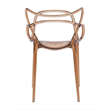 Стул пластиковый MASTERS LUX оранжевый