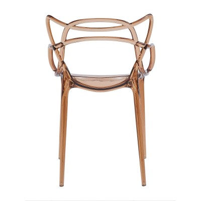 Стул пластиковый MASTERS LUX оранжевый