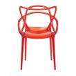 Стул пластиковый MASTERS LUX красный