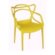 Стул пластиковый MASTERS желтый