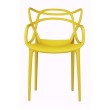 Стул пластиковый MASTERS желтый