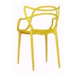 Стул пластиковый MASTERS желтый