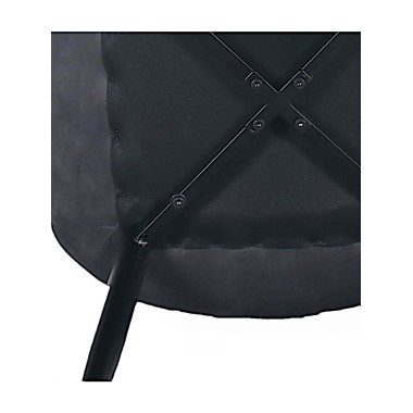 Стул мягкий RICHARD велюр темно-серый/черный