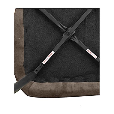 Стул мягкий SALLY велюр антрацит/черный