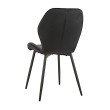 Стул мягкий SALLY велюр черный