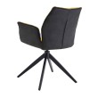 Стул-кресло TERESSA 360 ткань Горчичный/темно-серый/черный