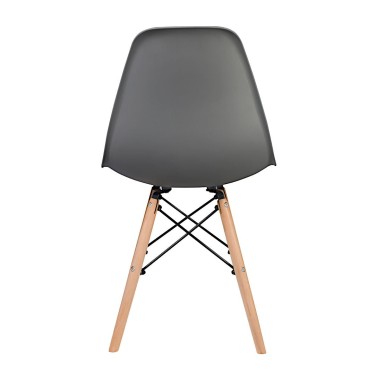 Стул пластиковый Eames DSW графит