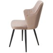 Стул мягкий (2 шт.) ХАНТ 360, велюр Дива-05 Латте/черный
