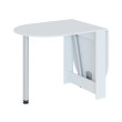 Кухонный стол СП-17, раскладной, металл/ЛДСП Белый
