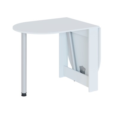 Кухонный стол СП-17, раскладной, металл/ЛДСП Белый