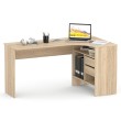 Письменный стол СПм-25 Левый, ЛДСП Дуб Сонома