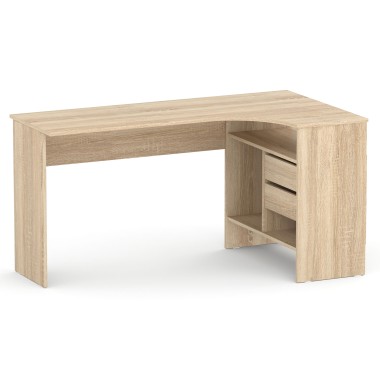 Письменный стол СПм-25 Левый, ЛДСП Дуб Сонома