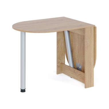 Кухонный стол СП-17, раскладной, металл/ЛДСП Дуб Сонома