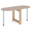 Кухонный стол СП-17, раскладной, металл/ЛДСП Дуб Сонома