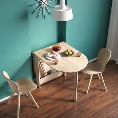 Кухонный стол СП-17, раскладной, металл/ЛДСП Дуб Сонома