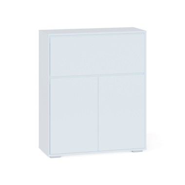 Комод-секретер высокий СПМ-310, ЛДСП Белый