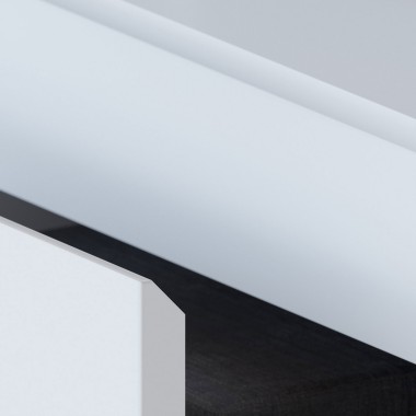 Комод-секретер высокий СПМ-310, ЛДСП Белый