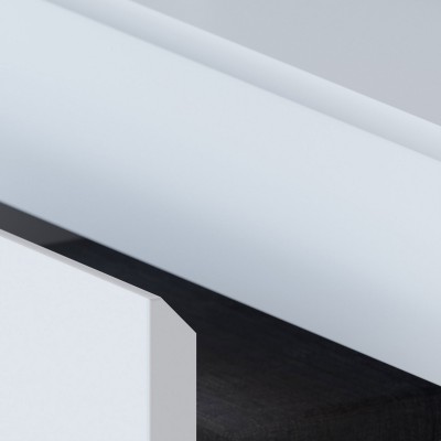 Комод-секретер высокий СПМ-310, ЛДСП Белый