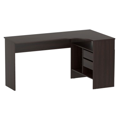 Письменный стол СПм-25 Левый, ЛДСП Венге