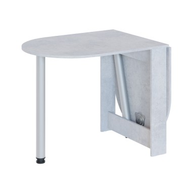 Кухонный стол СП-17, раскладной, металл/ЛДСП Бетон