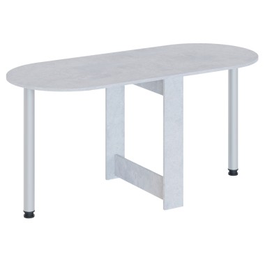 Кухонный стол СП-17, раскладной, металл/ЛДСП Бетон